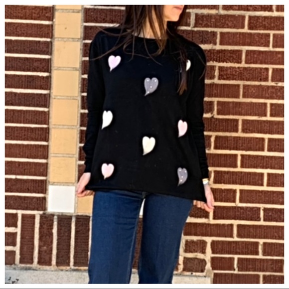 ✨LAST ONE ✨PARIS white Heart sweater - Picture 8 of 8